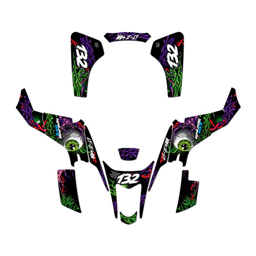 suzuki ltz400 graphics kit 2003-2008 core series purple