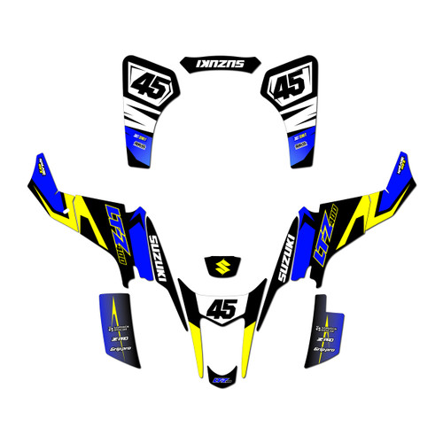 suzuki ltz400 graphics kit 2003-2008 division series blue