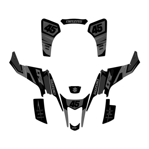 suzuki ltz400 graphics kit 2003-2008 division series smoke