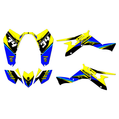 suzuki ltz400 graphics kit 2009-2014 icon series yellow