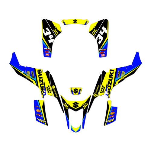 suzuki ltz400 graphics kit 2003-2008 icon series blue
