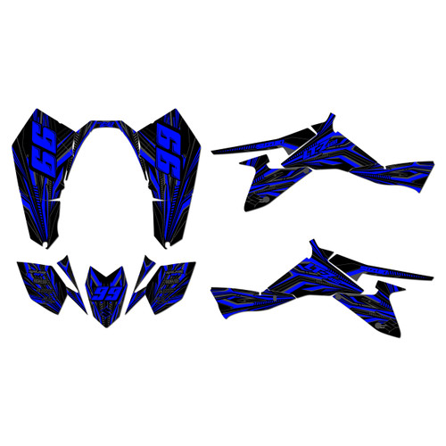 suzuki ltz400 graphics kit 2009-2014 prime series blue-shift
