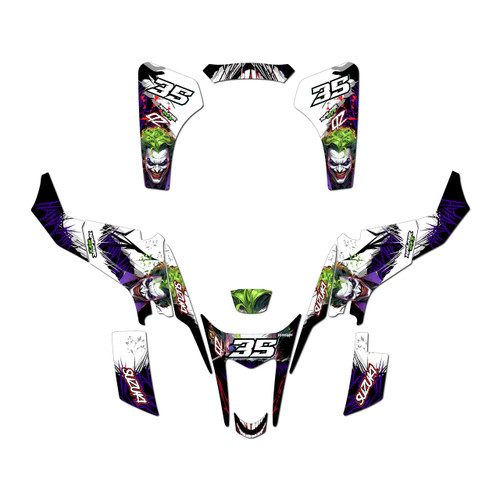 suzuki ltz400 graphics kit 2003-2008 jester series green