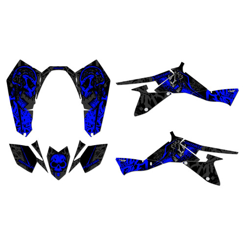 suzuki ltz400 graphics kit 2009-2014 revolt series blue