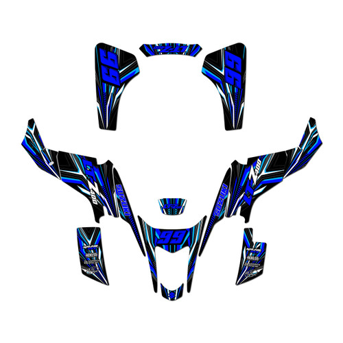 suzuki ltz400 graphics kit 2003-2008 prime series blue