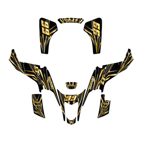 suzuki ltz400 graphics kit 2003-2008 prime series gold