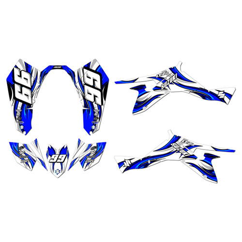 suzuki ltz400 graphics kit 2009-2014 swift series blue