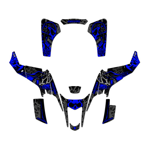 suzuki ltz400 graphics kit 2003-2008 revolt series blue