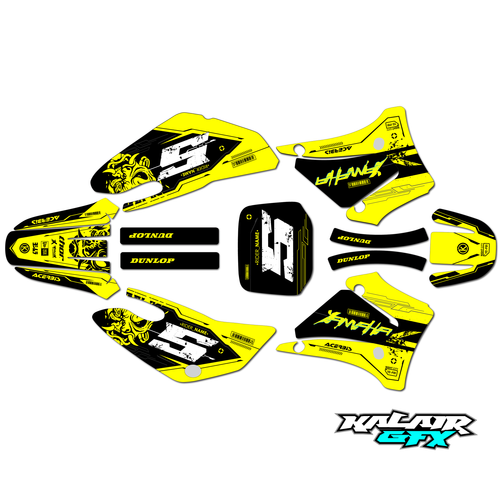 Graphics Kit for Yamaha TT-R125 (2000-2007) Nightcity Series