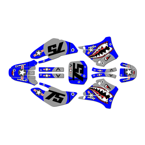 Graphics Kit for Yamaha TT-R125 (2000-2007) Predator Series