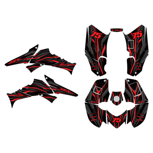honda trx250ex graphics kit 2006-2026 prime series red-shift