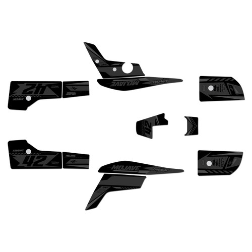 kawasaki mojave250 graphics kit all years lethal series smoke