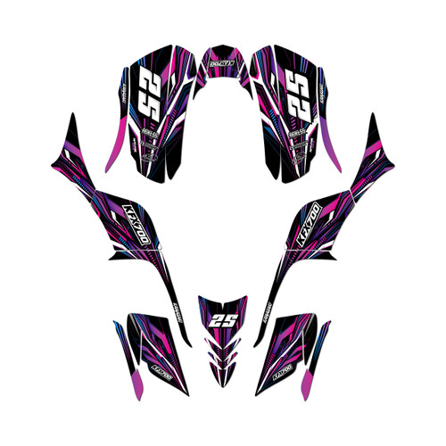kawasaki kfx700 graphics kit all years prime series magenta