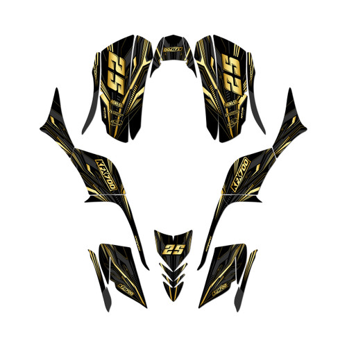 kawasaki kfx700 graphics kit all years prime series gold