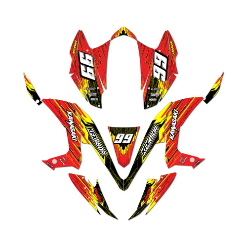 KAWASAKI Graphics Kits | Durable Vinyl, Fast Shipping | KalairGFX