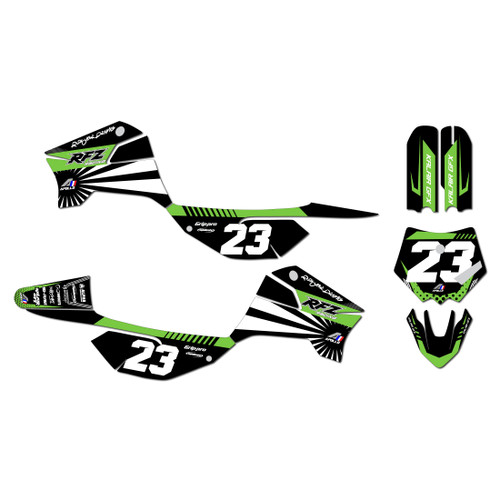 apollo rfz graphics kit all years fh series green