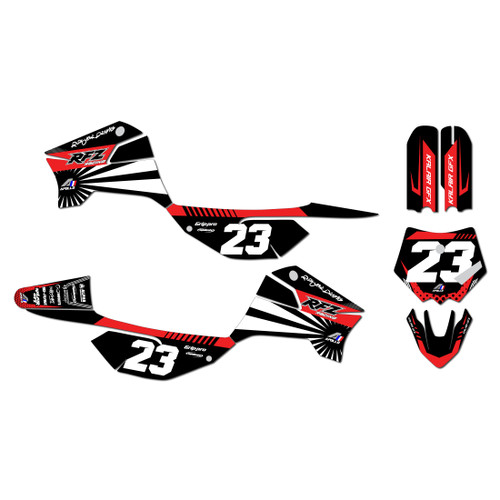 apollo rfz graphics kit all years fh series red