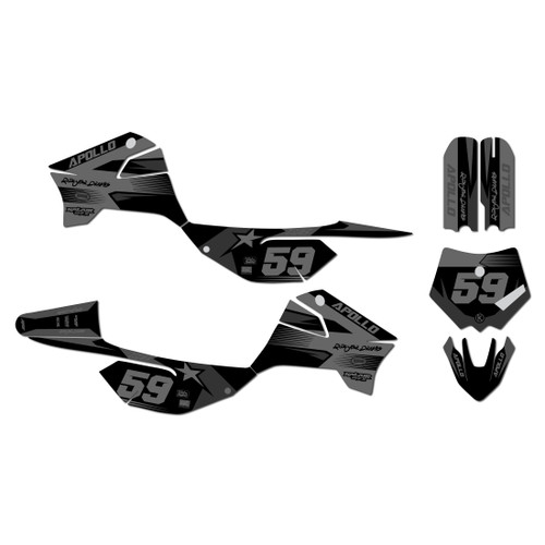 apollo rfz graphics kit all years flux series smoke
