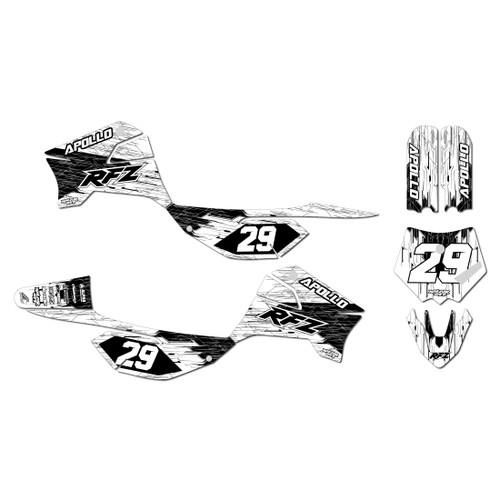 apollo rfz graphics kit all years fracture series white