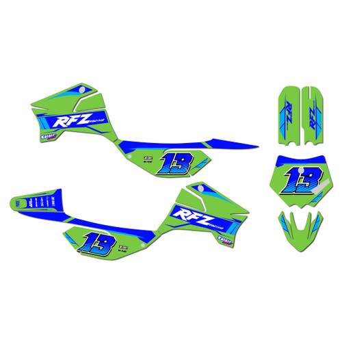 apollo rfz graphics kit all years oem series green