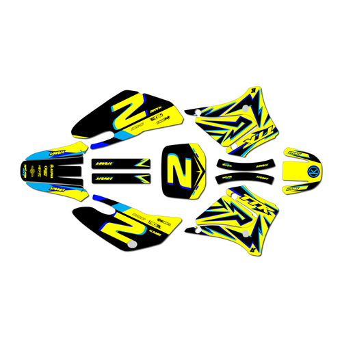 Graphics Kit for Yamaha TT-R125 (2000-2007) Vision Series