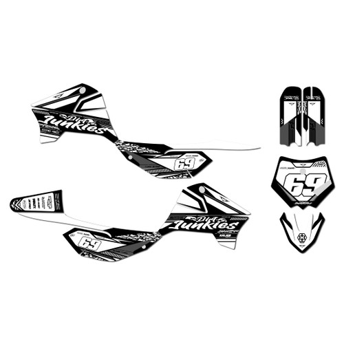 apollo rfz graphics kit all years rugged series white