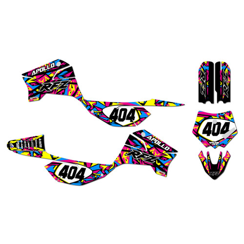 apollo rfz graphics kit all years shatter series magenta