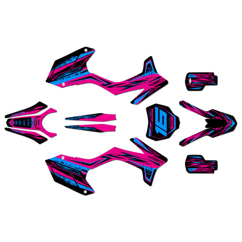 apollo rxf graphics kit all years guard series magenta