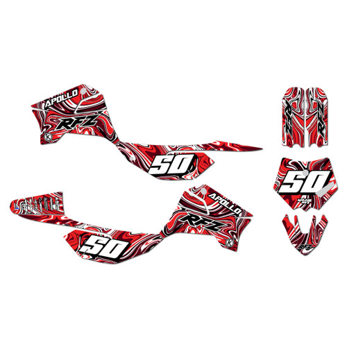 apollo rfz graphics kit all years snagged series red