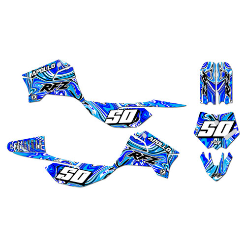 apollo rfz graphics kit all years snagged series blue