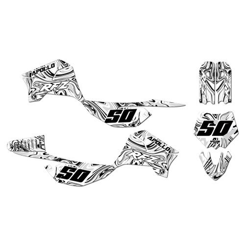 apollo rfz graphics kit all years snagged series white