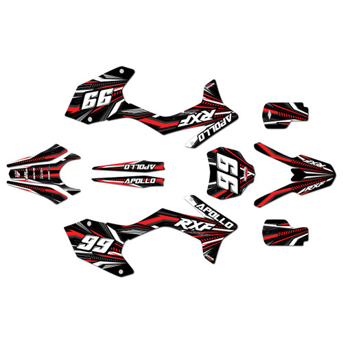 apollo rxf graphics kit all years prime series red