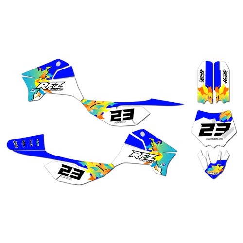 apollo rfz graphics kit all years throwback series blue