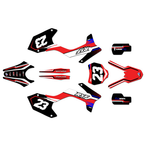 apollo rxf graphics kit all years viper series red