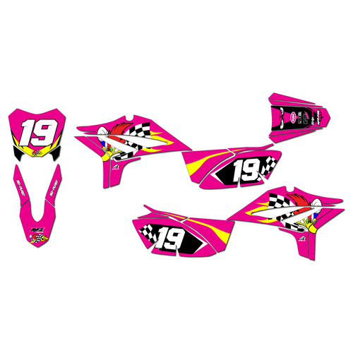 apollo z20 graphics kit all years pecker series magenta