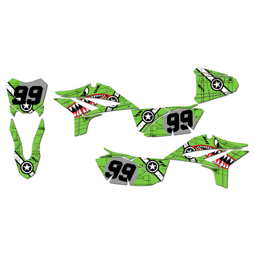 apollo z20 graphics kit all years predator series green