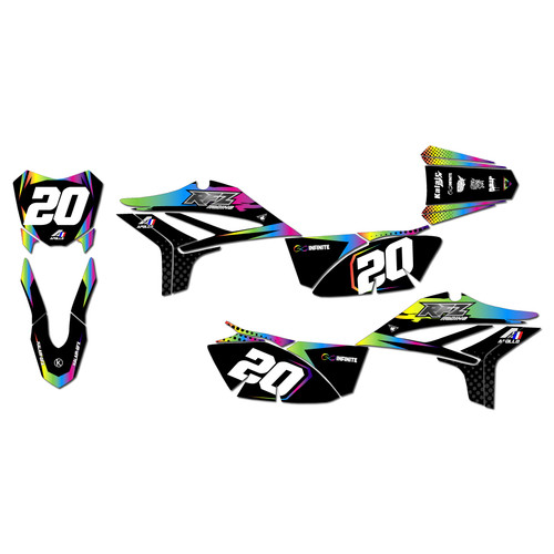 apollo z20 graphics kit all years spear series rainbow