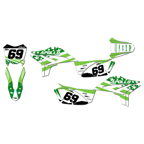 apollo z20 graphics kit all years usa series green