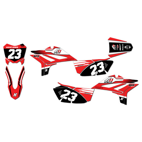 apollo z20 graphics kit all years viper series red