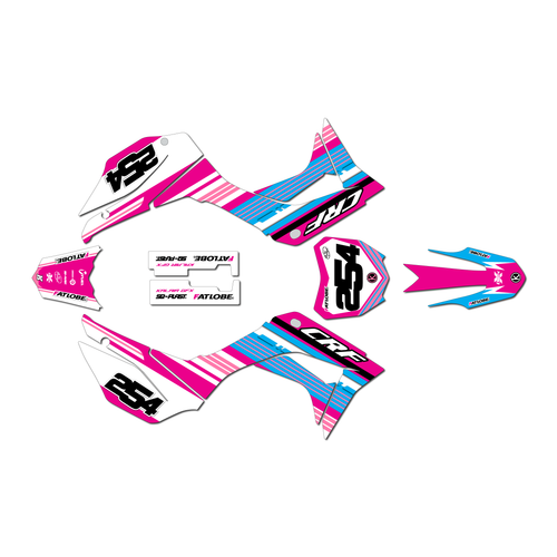 honda crf110f graphics kit 2019-2026 redeemer series magenta