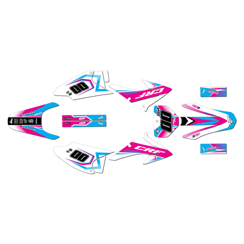 honda crf230f graphics kit 2008-2014 unit series magenta