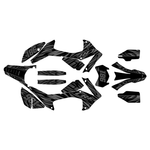 honda crf250l graphics kit 2012-2016 twitch series smoke
