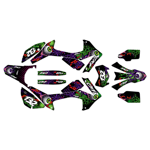 honda crf250l graphics kit 2017-2021 core series purple