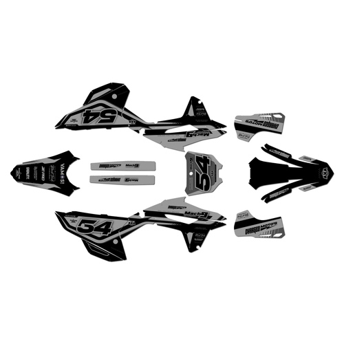 honda crf450rx graphics kit 2021-2024 charged series smoke