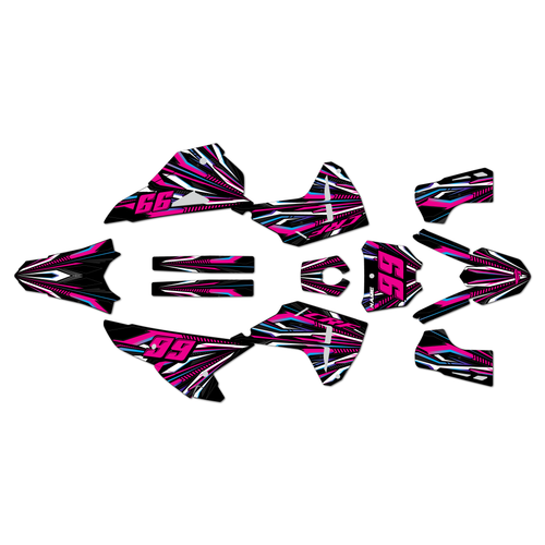 honda crf450r graphics kit 2025-2026 prime series magenta