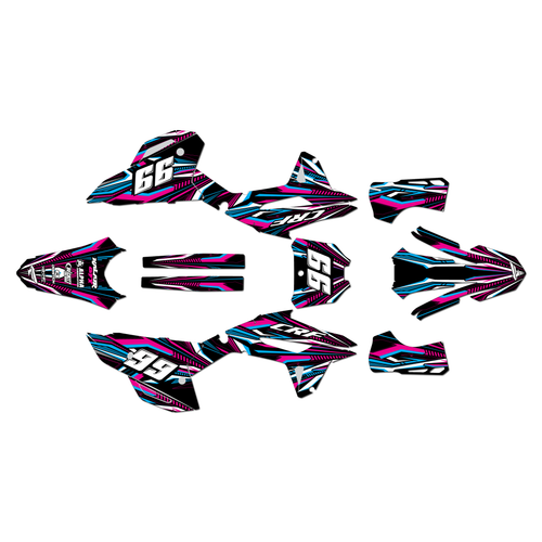 honda crf450rx graphics kit 2021-2024 prime series cm