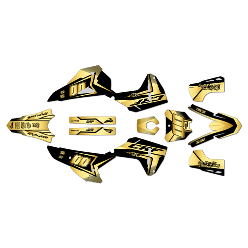 honda crf450r graphics kit 2025-2026 unit series gold