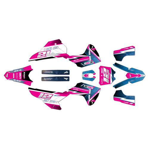 honda crf450rwe graphics kit 2025-2026 lite series magenta