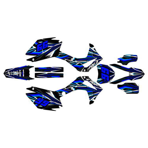honda crf450r graphics kit 2013-2016 prime series blue