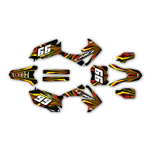 honda crf250r graphics kit 2010-2013 prime series red-yellow